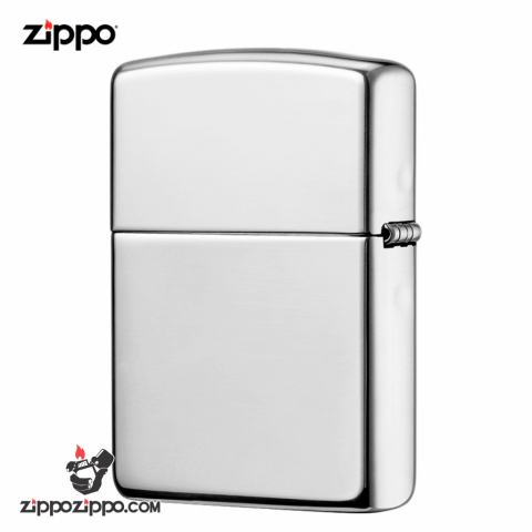 Zippo 26 - bật lửa zippo chính hãng bạc nguyên khối trơn bóng vỏ dày