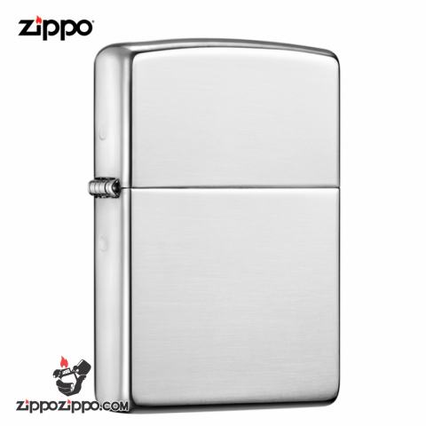 Zippo 26 - bật lửa zippo chính hãng bạc nguyên khối trơn bóng vỏ dày