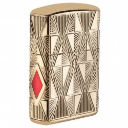 Zippo 29671 – Zippo Luxury Diamond Design High Polish Gold Plate - Mã SP: ZPC2201