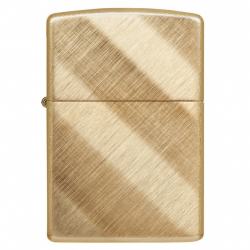 Bật Lửa Zippo Đồng Vân Sọc Chéo - SKU 29675 – Zippo Diagonal Weave Brass - Mã SP: ZPC2210