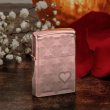 Zippo 49811 Vàng Hồng Hình Trái Tim Đáng Yêu