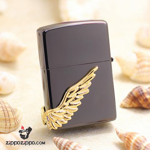 ZIPPO  Angel's Wing's xuất hàn phiên bản màu đen dòng Limited Edition XIX