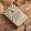 Zippo Armor khắc  biểu tượng của Kim tự tháp Ai Cập gắn Viên pha lê Swarovski