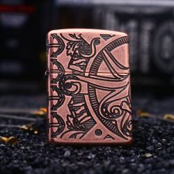 Zippo Armor khắc cao cấp 360  biểu tượng liên quan đến hàng hải  bao quanh cả 4 mặt