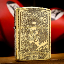 zippo armor khắc vua đầu lâu - Mã SP: ZPC3291-169