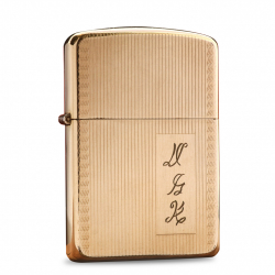Zippo Bọc Vàng Nguyên Khối 10K Gold-Filled Sản Xuất Năm 1960s - Mã SP: ZPC3794