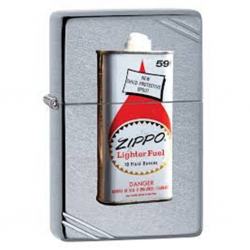 Zippo chặt góc nhám hình bình xăng - Mã SP: ZPC2007