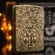 Zippo Chính Hãng Đồng Bóng Khắc Constantine Cha Thánh Bản Armor