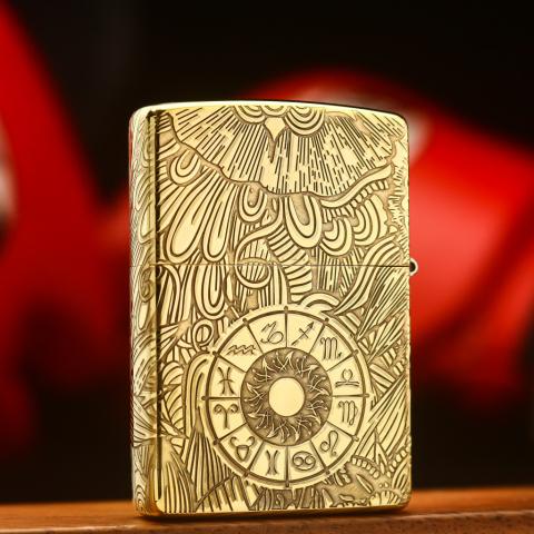 Zippo Chính Hãng Đồng Khắc Cung Hoàng Đạo Cự Giải