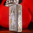 Zippo chính hãng đồng khắc hình cô gái sexy quyến rũ bản mạ chrome