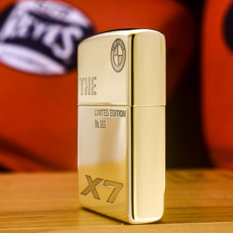 Zippo Chính Hãng Đồng Khối Khắc Logo BMV - X7