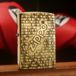 Zippo Chính Hãng Đồng Khối Khắc Logo Zippo Viên Gạch