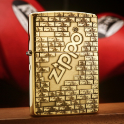 Zippo Chính Hãng Đồng Khối Khắc Logo Zippo Viên Gạch - Mã SP:  ZPC3246 