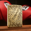 Zippo Chính Hãng Đồng Khối Khắc Logo Zippo Viên Gạch