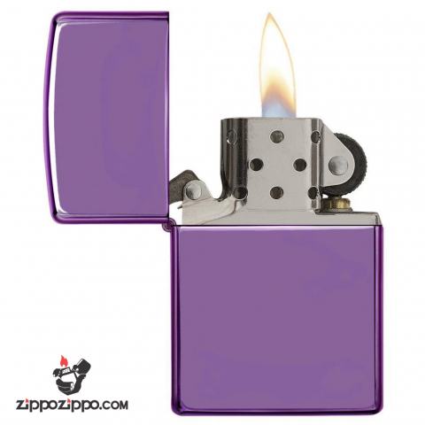 Bật Lửa Zippo Phủ Bóng Màu Tím - SKU 24747 – Zippo High Polish Purple