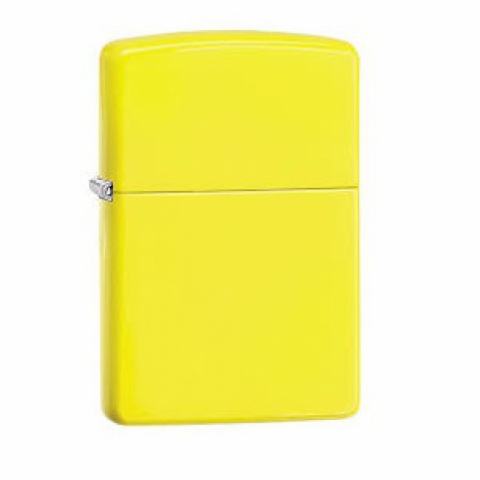 Bật Lửa Zippo Sơn Màu Vàng Neon - SKU 28887 – Zippo Neon Yellow Matte