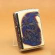 Zippo Chính Hãng Màu Vàng Đốt Khắc Rồng Bay Xuống Cùng Hoa Văn Arab Vỏ Dày Armor
