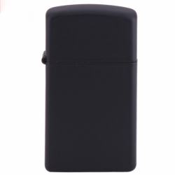 Bật Lửa Zippo Bản Nhỏ Sơn Màu Đen - SKU 1618 – Zippo Slim Black Matte - Mã SP: ZPC1274