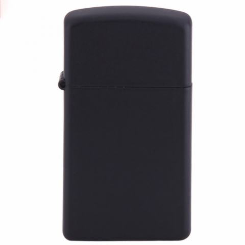 Bật Lửa Zippo Bản Nhỏ Sơn Màu Đen - SKU 1618 – Zippo Slim Black Matte