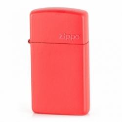 Bật Lửa Zippo Bản Nhỏ Sơn Màu Đỏ - Logo Zippo SKU 1633ZL – Zippo Slim® Red Matte - Mã SP: ZPC1318