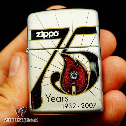 Zippo cổ 75 năm (1932-2007) bản Armor Limited
