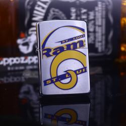 Zippo Cổ bạc xước biểu tượng ST.LOUIS sản xuất 1998