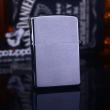 Zippo Cổ bạc xước in tem thành phố Skyline sản xuất 2000