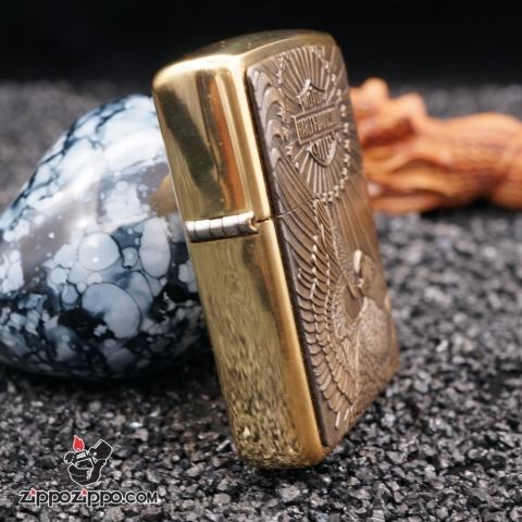 zippo cổ harley davidsion đại bàng nổi XII (1996)