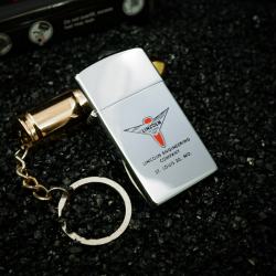 Zippo Cổ Slim LINCOLN Sản Xuất Năm 1958 - Mã SP: ZPC2495