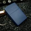 Zippo Cổ Sơn Xanh Navy In Logo FUN Năm 2000