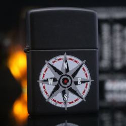 Zippo đời la mã sản xuất năm 1998 hình la bàn - Mã SP: ZPC2254-4