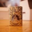 Zippo khắc phật mạ vàng mầu đen