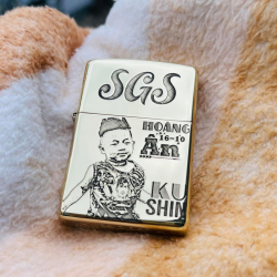 Zippo Khắc Theo Yêu Cầu Bé Hoàng Ân - Mã SP: ZPC3837