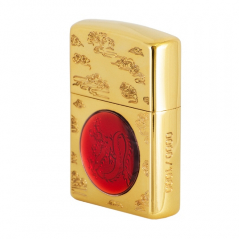 Zippo kỷ niệm Năm con Rồng với phiên bản giới hạn 2024 (Gold Plate)