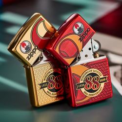 Zippo Mạ Vàng Bản Kỷ Niệm 88 Năm Ra Đời của Bật Lửa Zippo - Mã SP: ZPC3057